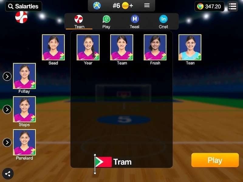 Netball Stars India gameplay screenshot